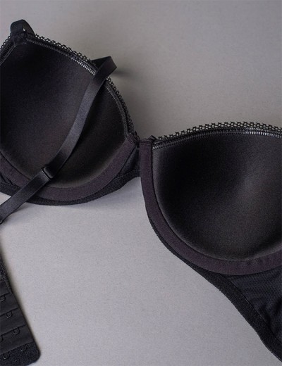 Бюстгальтер балконет с поролоном Sielei DARLING 1882 nero, Цвет: nero (черный), Размеры: 85B, изображение 5