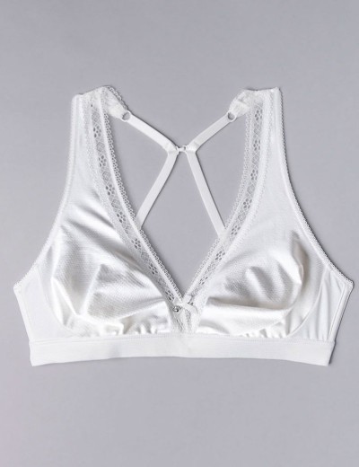 Бюстгальтер бралетт без косточек Sielei DARLING 1886 bianco latte, Цвет: bianco latte (белый), Размеры: 80B, изображение 2