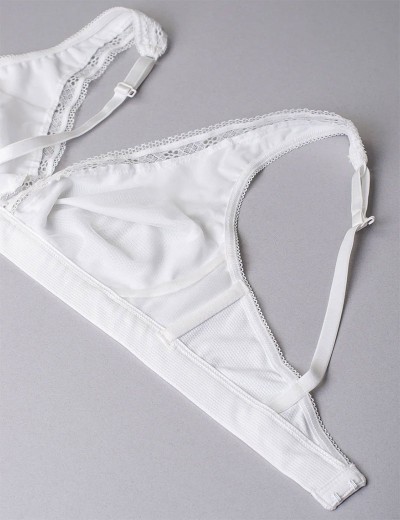 Бюстгальтер бралетт без косточек Sielei DARLING 1886 bianco latte, Цвет: bianco latte (белый), Размеры: 80B, изображение 3