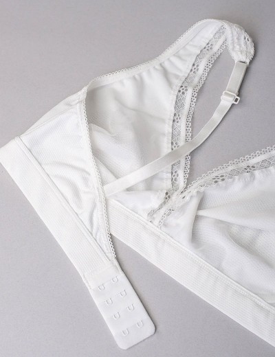 Бюстгальтер бралетт без косточек Sielei DARLING 1886 bianco latte, Цвет: bianco latte (белый), Размеры: 80B, изображение 4