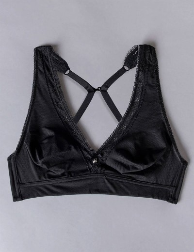 Бюстгальтер бралетт без косточек Sielei DARLING 1886 nero, Цвет: nero (черный), Размеры: 75B, изображение 2