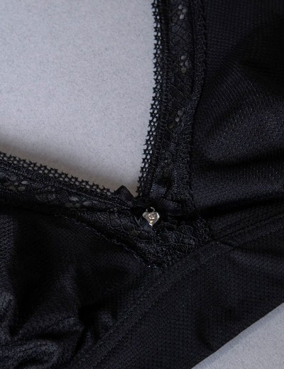 Бюстгальтер бралетт без косточек Sielei DARLING 1886 nero, Цвет: nero (черный), Размеры: 75B, изображение 4