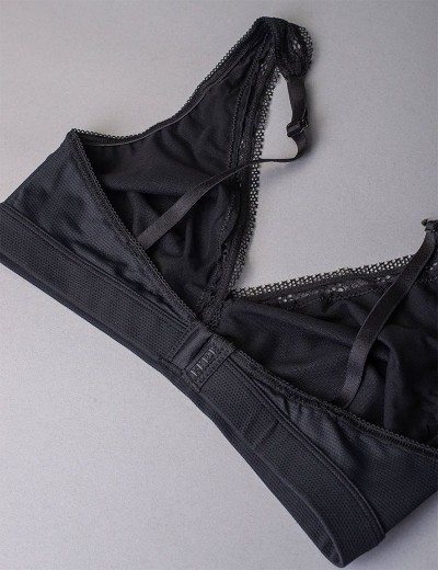 Бюстгальтер бралетт без косточек Sielei DARLING 1886 nero, Цвет: nero (черный), Размеры: 75B, изображение 5