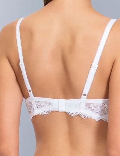 Кружевной бюстгальтер пуш-ап без каркасов Sielei WONDER LACE 2446 bianco, Цвет: bianco (белый), Размеры: 75B, изображение 2