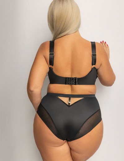 Трусы высокие Kris Line SIMPLE high waist, Цвет: черный, Размеры: 3XL, изображение 4