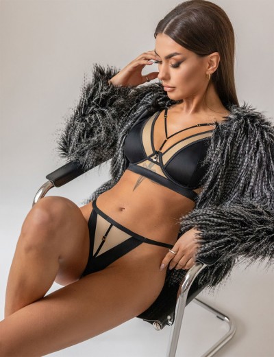 Бюстгальтер бралетт Kris Line SIMPLE bralette, Цвет: черный, Размеры: 65J, изображение 8