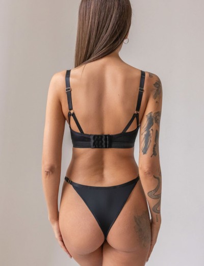 Бюстгальтер бралетт Kris Line SIMPLE bralette, Цвет: черный, Размеры: 65J, изображение 7