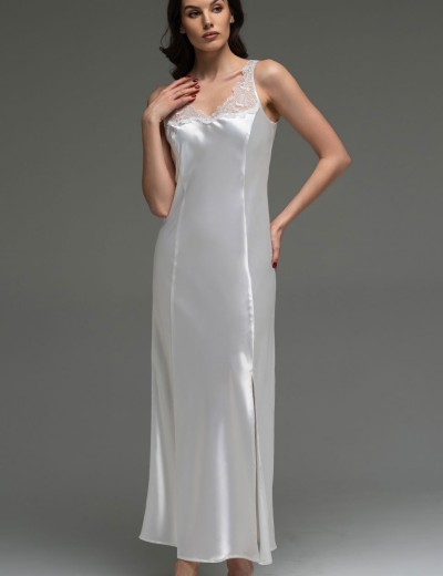 Сорочка с кружевными бретелями Mia-Amore LILIROSE 4598 белый, Цвет: белый, Размеры: 2XL, изображение 4