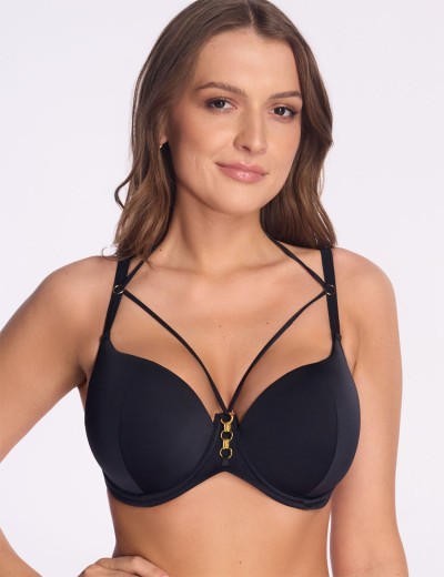 Бюстгальтер пляжный со стрэпами Ava SK253 U black, Цвет: черный, Размеры: 65F, изображение 3