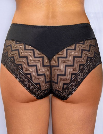 Трусы слипы высокие Albina L AFINA 480 черный, Цвет: черный, Размеры: M, изображение 2