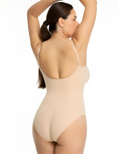 Боди корректирующее Julimex 421 бежевый, Цвет: бежевый, Размеры: S, изображение 2