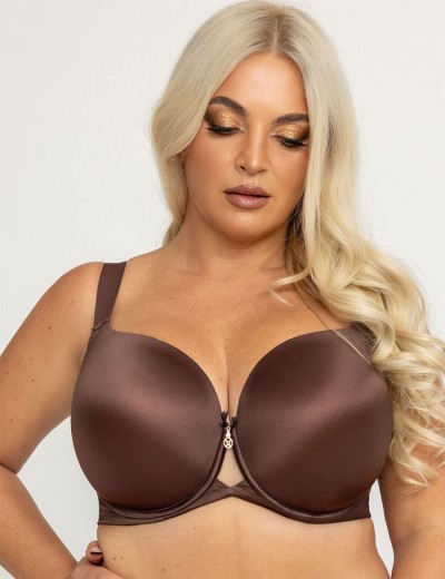 Бюстгальтер с формованной чашкой Kris Line MOCCA ultra, Цвет: мокка, Размеры: 75HH, изображение 3