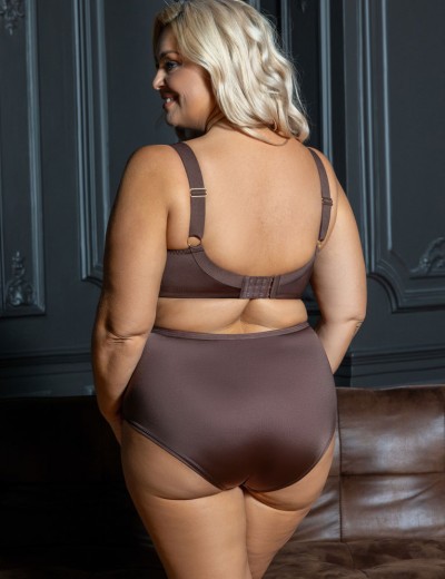 Полумягкий бюстгальтер с подкроем Kris Line MOCCA semi-soft, Цвет: мокка, Размеры: 100B, изображение 7