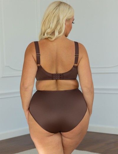 Полумягкий бюстгальтер с подкроем Kris Line MOCCA semi-soft, Цвет: мокка, Размеры: 100B, изображение 5