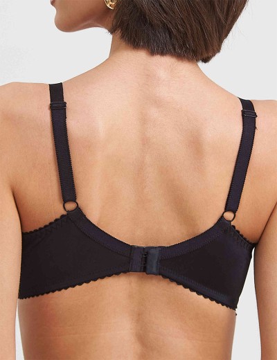 Бюстгальтер полумягкий с флоком Simona M 900 бархат черный, Цвет: бархат черный, Размеры: 70G, изображение 2