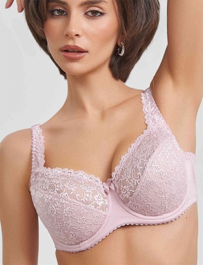 Бюстгальтер полумягкий Simona M 900 лотос, Цвет: лотос, Размеры: 80D, изображение 3