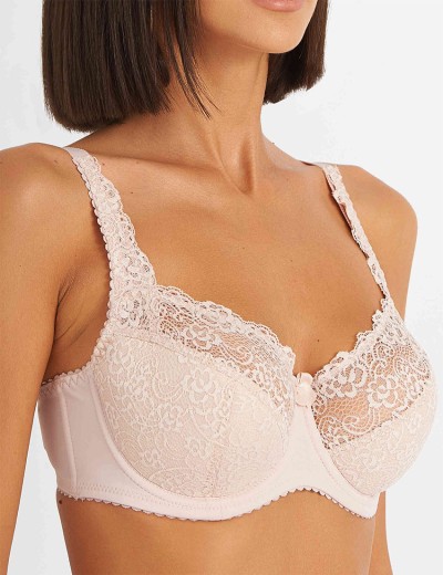 Бюстгальтер полумягкий Simona M 900 серебристый пион, Цвет: серебристый пион, Размеры: 80G, изображение 5