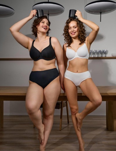 Бюстгальтер спейсер Sermija 169-16-L / 170-16-L тёмный графит, Цвет: тёмный-графит, Размеры: 65E, изображение 3