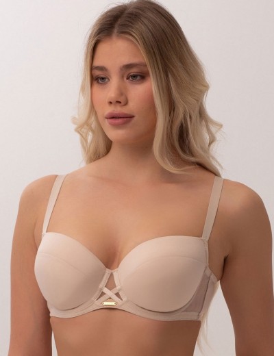 Бюстгальтер балконет Subtille OMENA BEIGE balconette full cup, Цвет: бежевый, Размеры: 75E, изображение 3