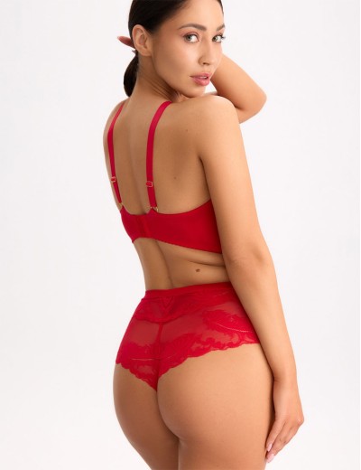 Высокие трусы бразилиана Bella Misteria FIRE SWAN brazilian, Цвет: красный, Размеры: M, изображение 6