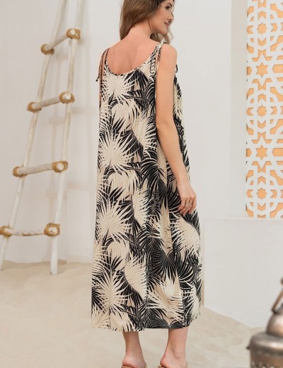 Длинный сарафан Mia-Amore BORA-BORA 5515, Цвет: бежевый+черный, Размеры: M, изображение 2