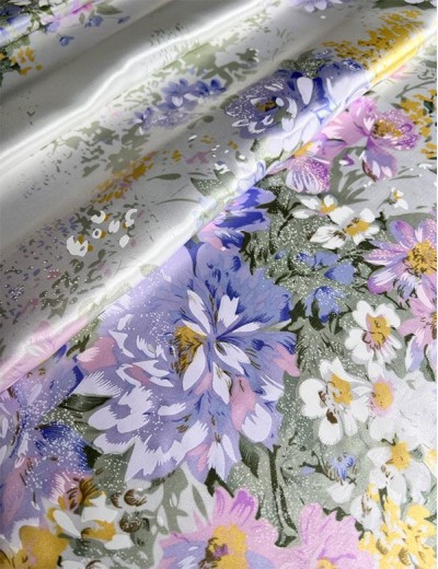 Шёлковая ночная сорочка Mia-Amore LILIANNA 3253, Цвет: молочный, Размеры: 3XL, изображение 5