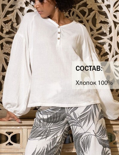 Хлопковый костюм Mia-Amore TENERIFE 5226 белый, Цвет: белый, Размеры: S, изображение 3