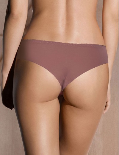 Трусики бразилиана Albina L NOVELLA 350 кофейно-розовый, Цвет: кофейно-розовый, Размеры: S, изображение 2