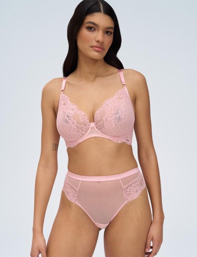 Трусы стринги Alles POWDER WHISPER stringi classic pink, Цвет: розовый, Размеры: M, изображение 3