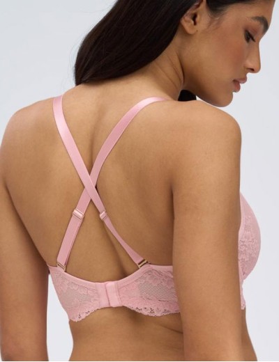 Бюстгальтер мягкий Alles POWDER WHISPER M pink, Цвет: розовый, Размеры: 75B, изображение 2