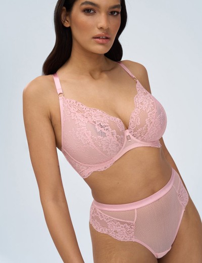 Бюстгальтер мягкий Alles POWDER WHISPER M pink, Цвет: розовый, Размеры: 75B, изображение 5