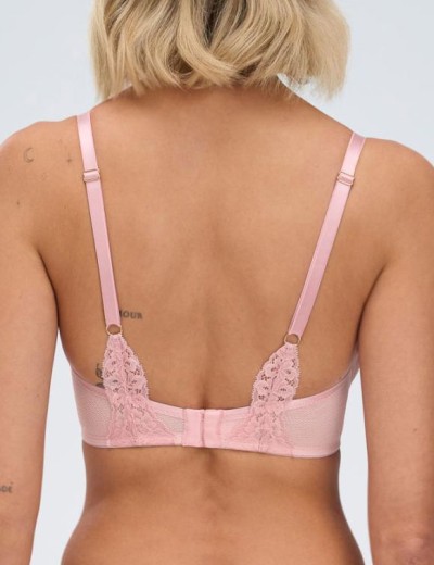 Бюстгальтер с пуш-ап вкладышами Alles POWDER WHISPER P-UP pink, Цвет: розовый, Размеры: 75B, изображение 2
