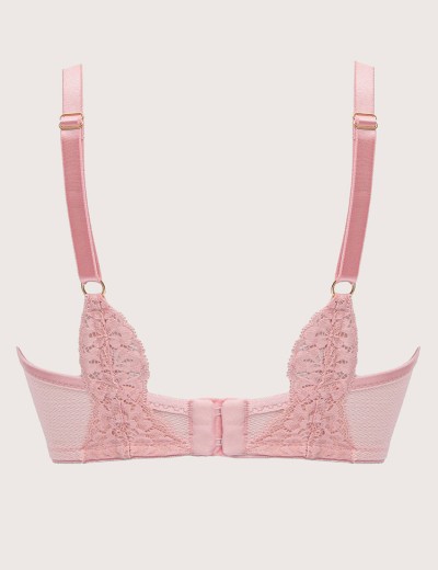 Бюстгальтер с пуш-ап вкладышами Alles POWDER WHISPER P-UP pink, Цвет: розовый, Размеры: 75B, изображение 7