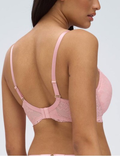 Бюстгальтер поролоновый с вкладышами Alles POWDER WHISPER U/W pink, Цвет: розовый, Размеры: 85D, изображение 2