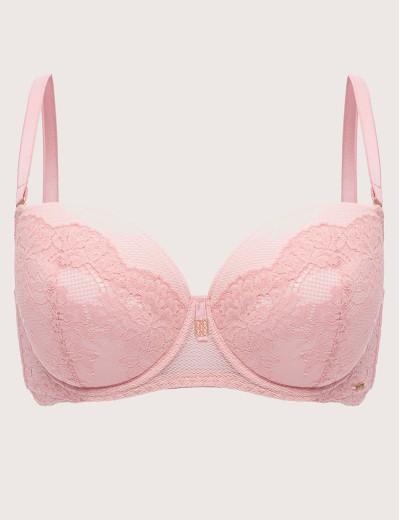 Бюстгальтер поролоновый с вкладышами Alles POWDER WHISPER U/W pink, Цвет: розовый, Размеры: 85D, изображение 9