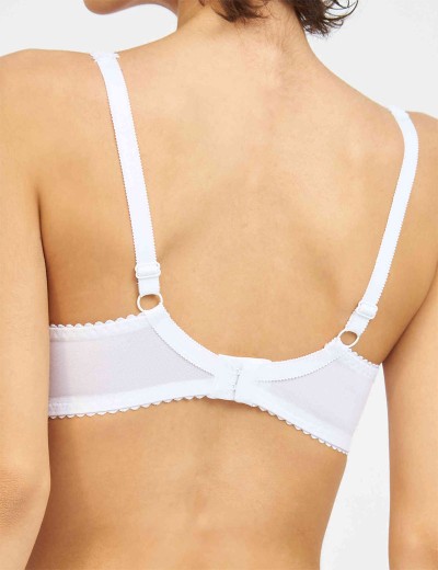 Бюстгальтер балконет тюльпан Simona M 530/80 белый, Цвет: белый, Размеры: 70E, изображение 2