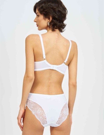 Бюстгальтер балконет тюльпан Simona M 530/80 белый, Цвет: белый, Размеры: 70E, изображение 5