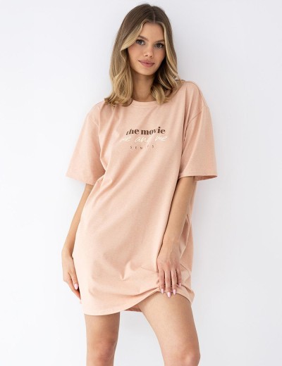 Трикотажная сорочка Sensis ANIKA, Цвет: персиковый, Размеры: UN, изображение 3