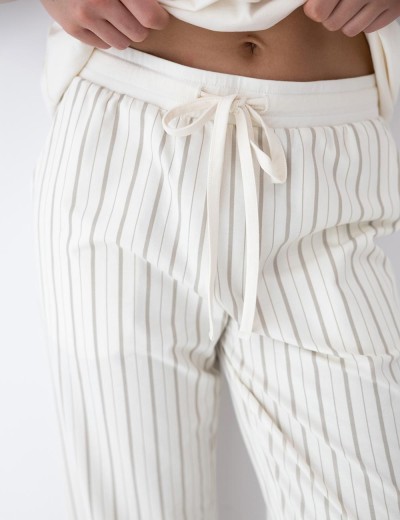 Женская пижама с брюками Sensis SOLEIL, Цвет: белый, Размеры: M, изображение 4