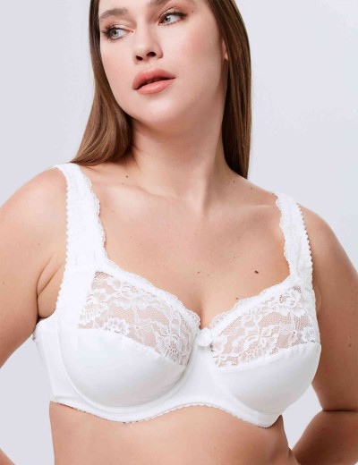 Бюстгальтер мягкий с подкроем Elli 1012 молоко, Цвет: молоко, Размеры: 85I, изображение 3