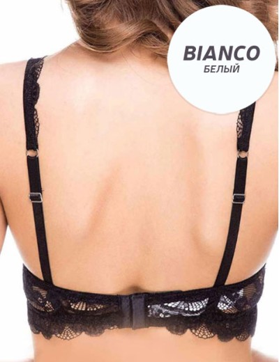 Кружевной бралетт с пуш-ап Leilieve ITALIAN CLASS С6168 bianco, Цвет: bianco (белый), Размеры: 85C, изображение 2