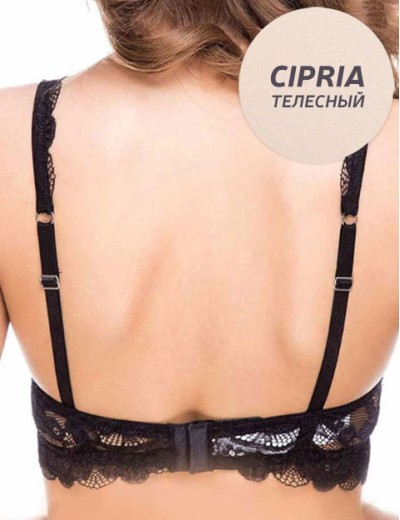 Кружевной бралетт с пуш-ап Leilieve ITALIAN CLASS С6168 cipria, Цвет: cipria (телесный), Размеры: 85C, изображение 2