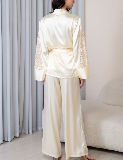 Костюм тройка из шёлка Mia-Amore MARJORY 3966 шампань, Цвет: шампань, Размеры: 2XL, изображение 4