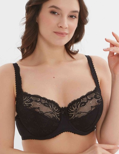 Бюстгальтер полумягкий Elli 9000 черный, Цвет: черный, Размеры: 85G, изображение 3