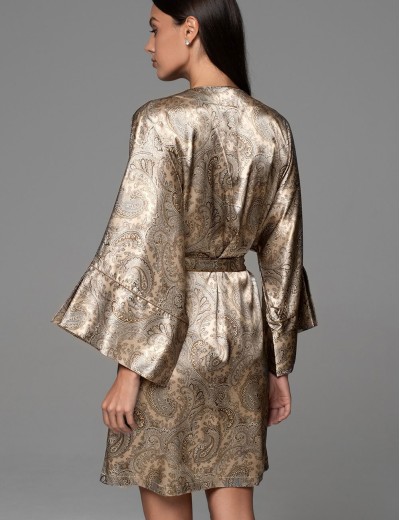 Короткий халат-кимоно Mia-Amore DALIA 4813, Цвет: мультицвет, Размеры: 2XL/3XL, изображение 2