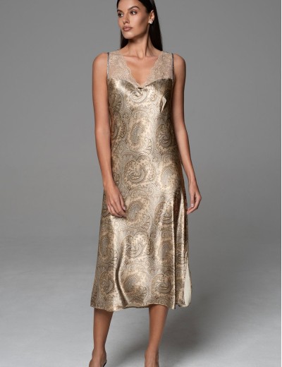 Длинная ночная сорочка Mia-Amore DALIA 4815, Цвет: мультицвет, Размеры: 2XL, изображение 3