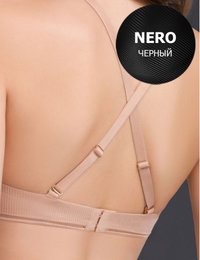 Бюстгальтер пуш-ап гелевый Mioocchi MICHELLE 8360 nero, Цвет: nero (черный), Размеры: 70B, изображение 6