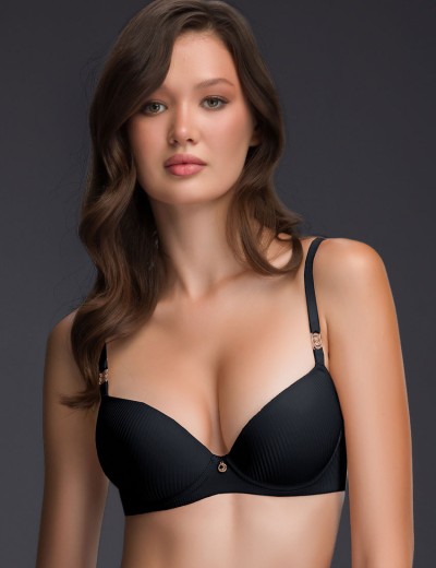 Бюстгальтер на поролоне Mioocchi MICHELLE 8361 nero, Цвет: nero (черный), Размеры: 70B, изображение 3