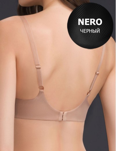 Бюстгальтер на поролоне Mioocchi MICHELLE 8361 nero, Цвет: nero (черный), Размеры: 80D, изображение 6