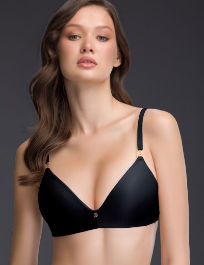 Бюстгальтер без косточек Mioocchi MICHELLE 8363 nero, Цвет: nero (черный), Размеры: 70A, изображение 4